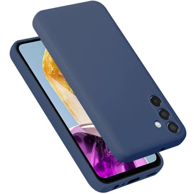Afbeelding van Cadorabo Hoesje geschikt voor Samsung Galaxy M15 in LIQUID BLAUW Beschermhoes gemaakt van flexibel TPU silicone Case Cover