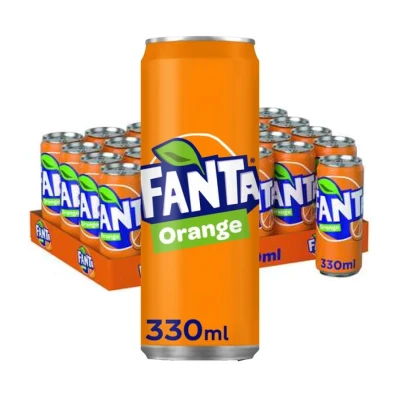 Afbeelding van Fanta Orange sleekcan 24x33 cl NL