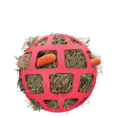Afbeelding van Holland Animal Care Hay Slowfeeder Fun And Flex 22 cm Paardenspeelgoed Roze