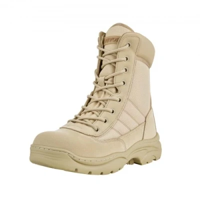 Image de VEVOR Bottes Militaires Tactiques Fermeture Éclair Pointure EU 43 Couleur Sable