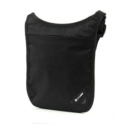 Afbeelding van Pacsafe Coversafe V75 RFID Nektasje Zwart (Black)