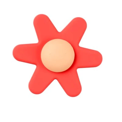 Afbeelding van Nattou SILICONE Spinner Bloem 9 cm Roze