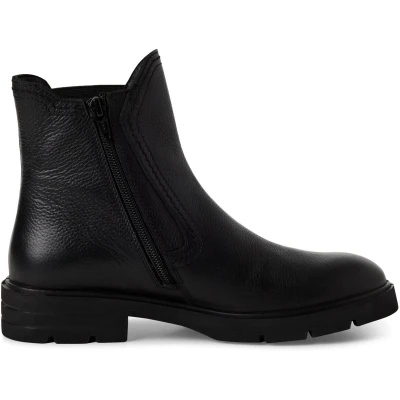 Afbeelding van Tamaris Chelsea Enkellaarsjes met plateauzool, Dames, Maat: 42, Black Schoenen
