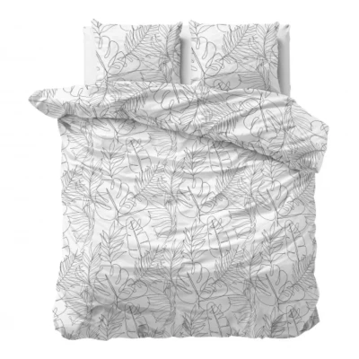 Afbeelding van Dekbedovertrek Simply 2 persoons (200x200/220 cm) Polyester katoen Groen Sleeptime Classy Ga naar Dekbed Discounter.nl &amp; Profiteer Nu