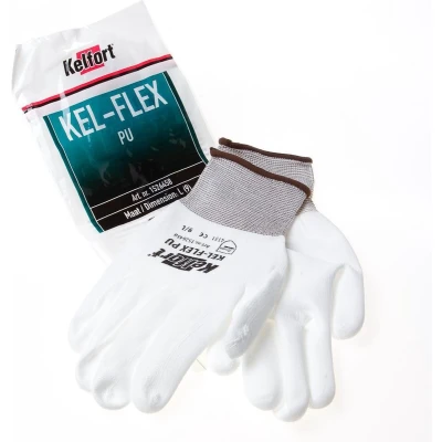 Afbeelding van Kelfort Werkhandschoen flex pu wit maat L(9)