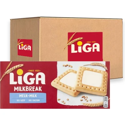 Afbeelding van Liga Milkbreak Melk 12x245g