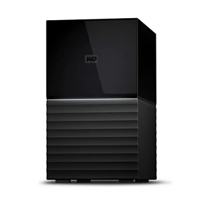 Image de WD My Book Duo WDBFBE0440JBK Disque dur chiffré 44 To externe (de bureau) USB 3.2 Gen 1 AES 256 bits