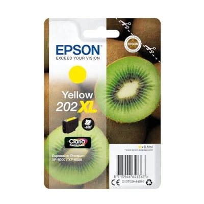 Afbeelding van Epson 202XL (C13T02H44010) Inktcartridge Geel Hoge capaciteit