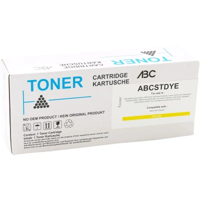 Afbeelding van ABC huismerk toner geschikt voor Kyocera TK 5450Y Geel 3200 pagina&#039;s Ecosys MA2600cfx MA2600cwfx PA2600cwx PA2600cx Plus