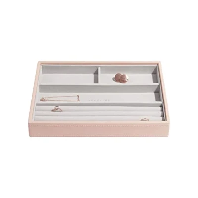 Afbeelding van Stackers Blush Classic Sieradenkistje voor ringen/armbanden, maat M, roze