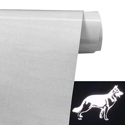 Afbeelding van Plotterfolie textiel regenboog 30,5 cm x 1,5 m vinyl voor warmteoverdracht, kleurverloop textiel, transferfolie om op te strijken, T shirts, stoffen (reflecterend)