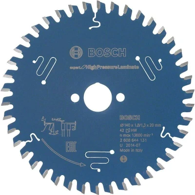 Image de BOSCH 2608644131 lame de scie circulaire Expert pour stratifié haute pression, 140 x 20 1.8 mm, 42T