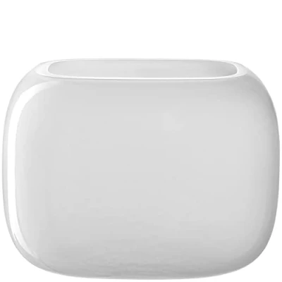 Afbeelding van LEONARDO HOME Milano 041663 glazen vaas, 20 x 15 cm, wit