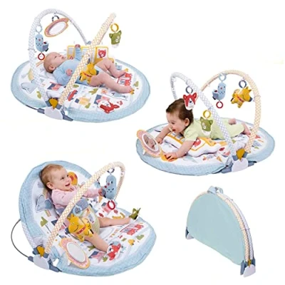Afbeelding van Yookidoo Baby Speelkleed Babysitter met Bogen Liggen Spelen en Zitten Urban
