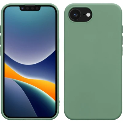 Afbeelding van kwmobile telefoonhoesje geschikt voor Apple iPhone SE 2025 / 4 4. Generation Hoesje smartphone Back cover in vintage groen