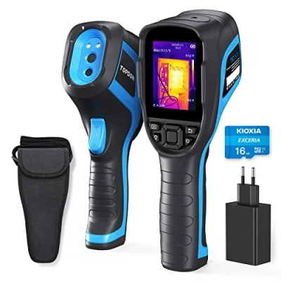 Afbeelding van TOPDON Warmtebeeldcamera TC005, 256 x 192 IR resolutie 2 MP visuele camera, draagbare warmtecamera met video opname ondersteuning, warmtegevoeligheid, 20 C tot +550 temperatuur