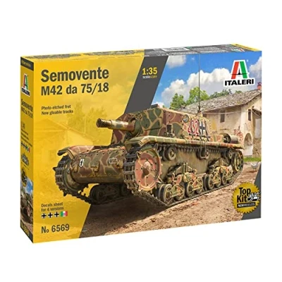 Afbeelding van 1:35 Italeri 6569 Semovente M42 da 75/18mm Plastic Modelbouwpakket