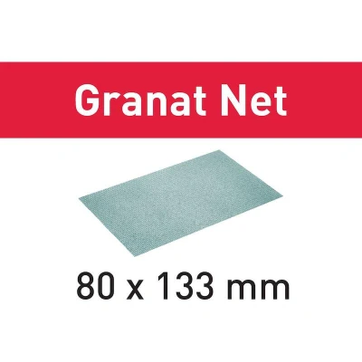 Image de FESTOOL STF 80x133 P80 GR NET/50 matériel de ponçage net Granat Net, grain 80 (50 pcs) 203285