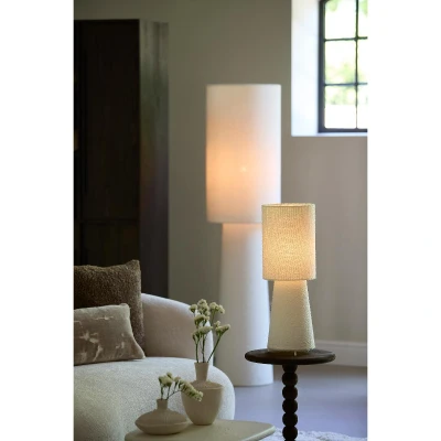 Afbeelding van Light &amp; Living Tafellamp Micky Bouclé Crème