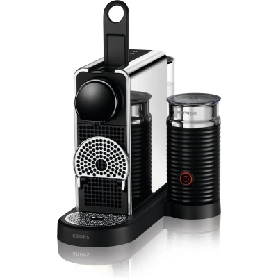 Afbeelding van Krups CitiZ Platinum &amp; Milk, Koffiezetapparaat met cupjes, Zilver