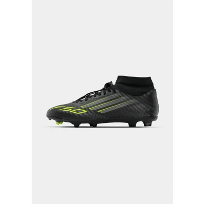 Afbeelding van ADIDAS f50 league mid fg/mg Voetbal schoen firm ground heren Zwart