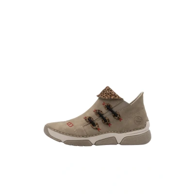 Afbeelding van Rieker Enkelkaarsjes, Dames, Maat: 37, Beige Schoenen
