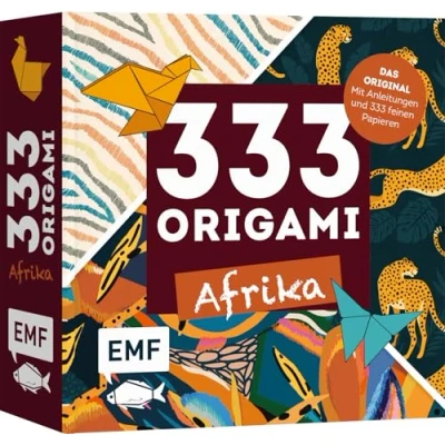 Afbeelding van 333 Origami Faszination Afrika Farbenfrohe Papiere falten