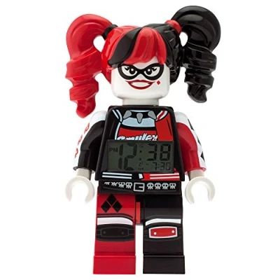 Afbeelding van LEGO Wekker The Batman Movie Harley Quinn Kind, zwart, zwart.