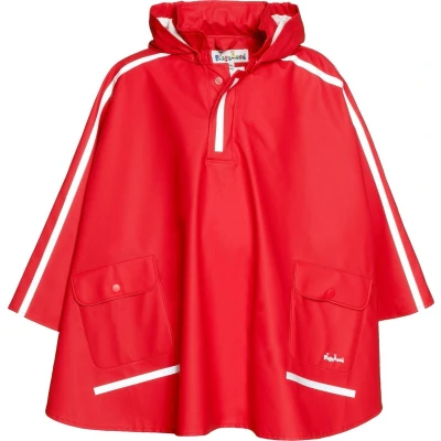 Afbeelding van Playshoes Regenponcho Kinderen Rood Maat 128