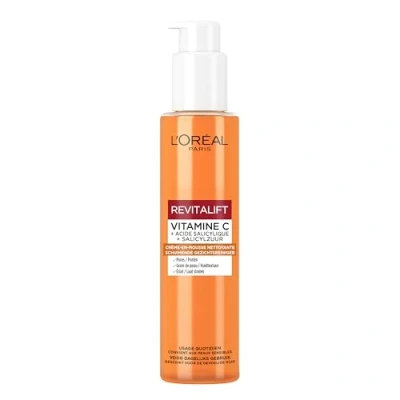 Image de Crème Moussante Nettoyante L&#039;Oréal Paris Revitalift Clinical à la Vitamine C* et Acide Salicylique Nettoyant Visage 150ml