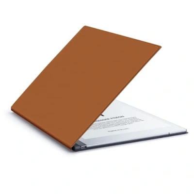 Afbeelding van OLAIKE Beschermhoes voor Remarkable 2 Paper Tablet 10,3 inch 2020, design boekenfolio met geïntegreerde magneet, intelligente omslag van premium PU leer, alleen (bruin)