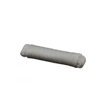 Afbeelding van Corbeo Wit gevlochten koord 6mm 20m