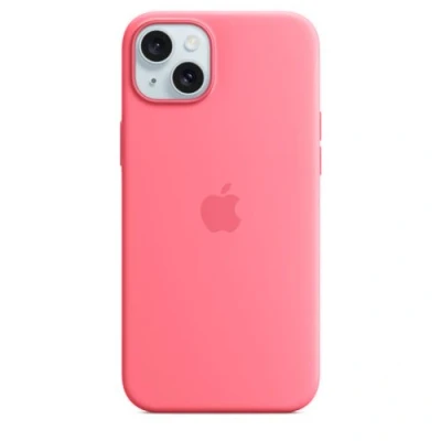 Afbeelding van Apple Siliconenhoesje met MagSafe voor iPhone 15 Plus Roze