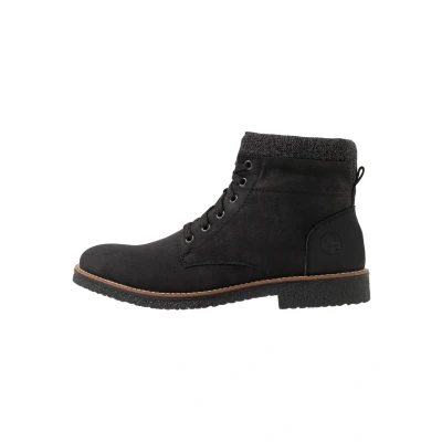 Afbeelding van Rieker Veterboots, Heren, Maat: 43, Schwarz/granit Imitatieleer/ textiel