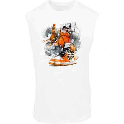 Afbeelding van Mister TEE Vintage Ballin Tshirt print, Heren, Maat: Medium, White