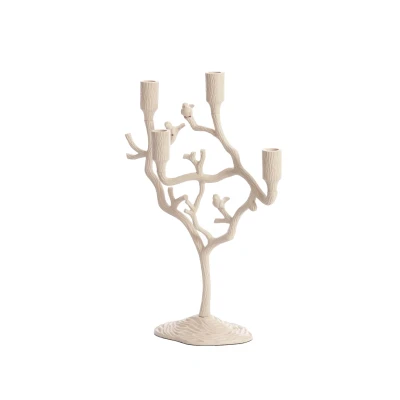 Afbeelding van Light &amp; Living Kandelaar JARDIA 35x14x47cm Wit