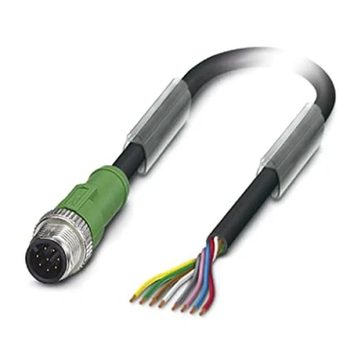 Afbeelding van Phoenix Contact 1522503 Sensor/actuator connector, geassembleerd M12 Aantal polen: 8 Stekker, recht 3.00 m 1 stuk(s)