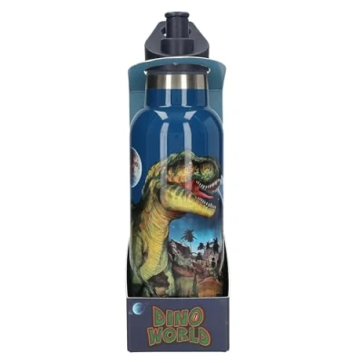Image de Dino World GALAXY Bouteille d&#039;eau Taille 7.5 x 7.7 cm hauteur 25 500 ml bleu