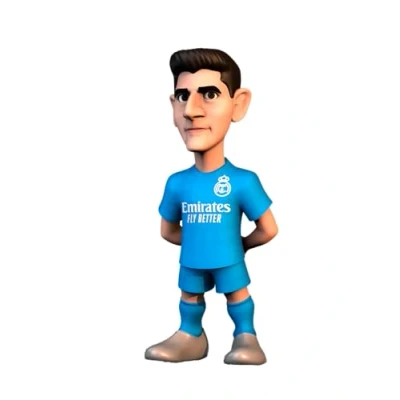 Afbeelding van MINIX FIGURINES MN18369 Courtois figuur, Real Madrid, 12 cm collectie, cadeau idee voor kinderen en volwassenen, voetbalfans