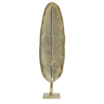 Afbeelding van Light &amp; Living Ornament LEAF 14x8x56 Goud