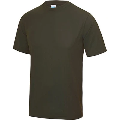 Afbeelding van Vegan T shirt met korte mouwen Cool &#039;Olive Green&#039; XS