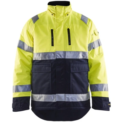 Afbeelding van Blåkläder 4828 1900 Winterjas High Vis Geel/Marineblauw maat M