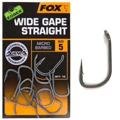 Afbeelding van Fox Edges Armapoint Wide Gape Straight Micro Barbed 10pcs Maat : Size 6