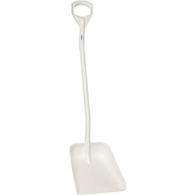Image de VIKAN 56015 pelle, ergonomique, polypropylène, 1310 mm, blanc 5601/5