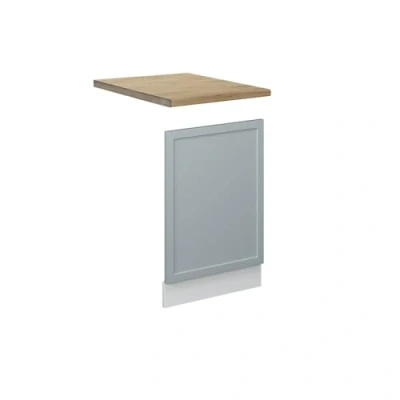 Afbeelding van Vicco Fame Line frontpaneel lichtblauw/grijs 45 cm AP eiken