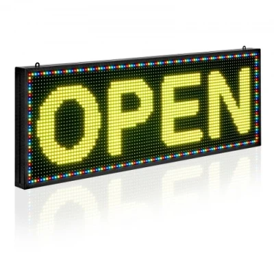 Image de VEVOR Enseigne Lumineuse LED Panneau d’Affichage Numérique Programmable 99x35 cm