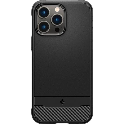 Afbeelding van Spigen Rugged Armor Backcover Mag geschikt voor iPhone 14 Pro hoesje Zwart