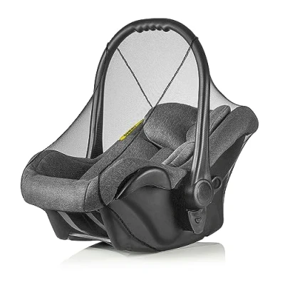 Image de reer 87011 Filet anti insectes pour nacelles Convient à tous les modèles tels que Maxi Cosi Noir Extra Large