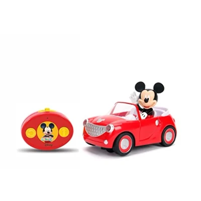 Afbeelding van Jada Toys 253074000ONL Mickey Roadster Race RC voertuig met afstandsbediening en figuur voor kinderen vanaf 3 jaar, 19 cm