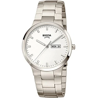 Afbeelding van Boccia Titanium 3649.01 Heren Horloge 39 mm